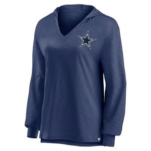 Dallas Cowboys Fanatics Branded Women's Jumper V-Neck Pullover Hoodie